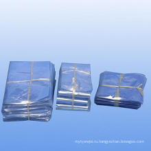 Прозрачный пищевой поливинилхлорид термоусадочная плоские мешки с хвостом для коробок и упаковки все статьи (XFB06)
